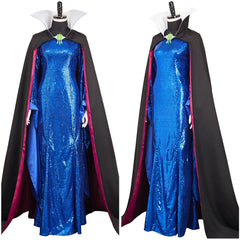 Adulte Blanche Neige(2025) La Reine Méchante Tenue Bleue Cosplay Costume