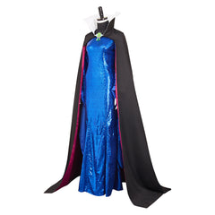Adulte Blanche Neige(2025) La Reine Méchante Tenue Bleue Cosplay Costume