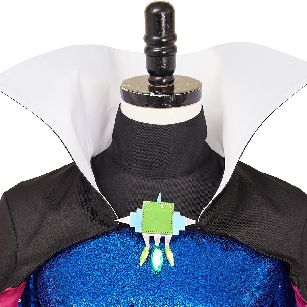 Adulte Blanche Neige(2025) La Reine Méchante Tenue Bleue Cosplay Costume