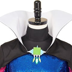 Adulte Blanche Neige(2025) La Reine Méchante Tenue Bleue Cosplay Costume