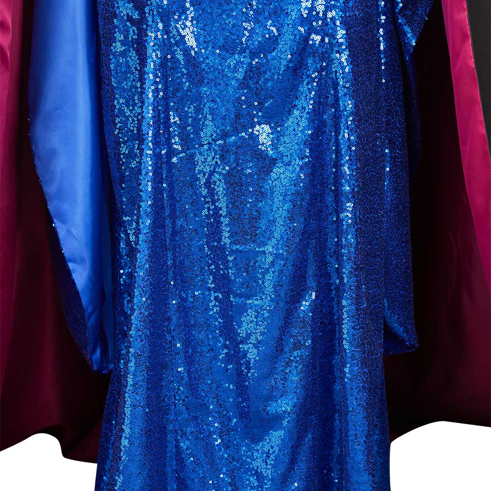 Adulte Blanche Neige(2025) La Reine Méchante Tenue Bleue Cosplay Costume