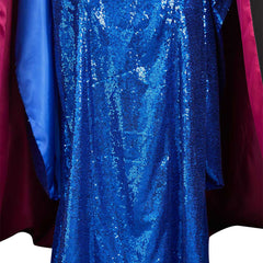 Adulte Blanche Neige(2025) La Reine Méchante Tenue Bleue Cosplay Costume