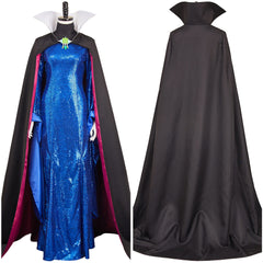 Adulte Blanche Neige(2025) La Reine Méchante Tenue Bleue Cosplay Costume