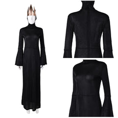 Adulte Blanche Neige(2025) La Reine Méchante Tenue Noire Cosplay Costume Ver.2