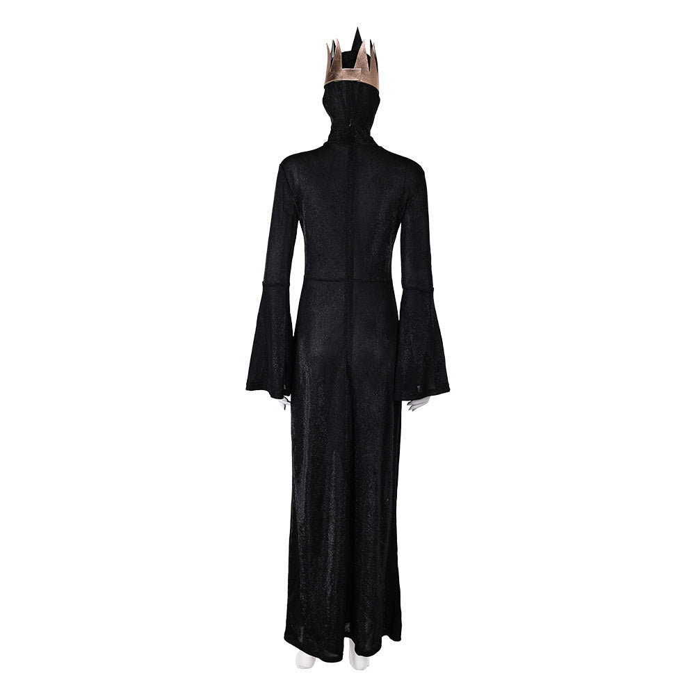 Adulte Blanche Neige(2025) La Reine Méchante Tenue Noire Cosplay Costume Ver.2