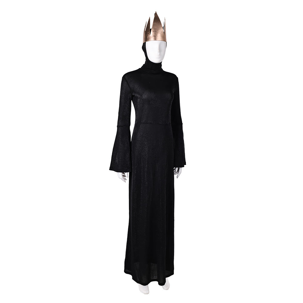 Adulte Blanche Neige(2025) La Reine Méchante Tenue Noire Cosplay Costume Ver.2