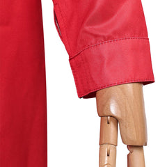 Adulte Blanche Neige(2025) Nain Combinaison Rouge+Chapeau Bleu Cosplay Costume