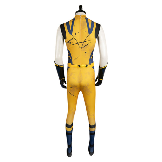 Adulte Deadpool & Wolverine(2024) Wolverine Combinaison Sans Manche Cosplay Costume Ver.2