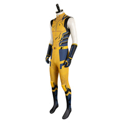 Adulte Deadpool & Wolverine(2024) Wolverine Combinaison Sans Manche Cosplay Costume Ver.2