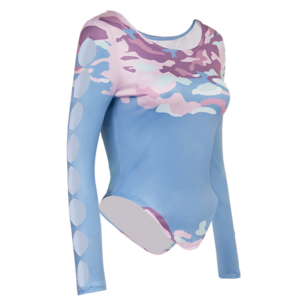 Adulte KPop Demon Hunters(2025) Celine Haut Bleu Cosplay Costume