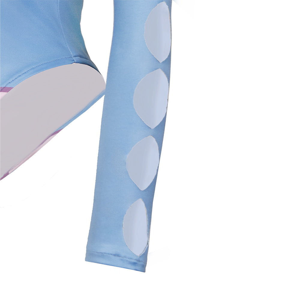 Adulte KPop Demon Hunters(2025) Celine Haut Bleu Cosplay Costume