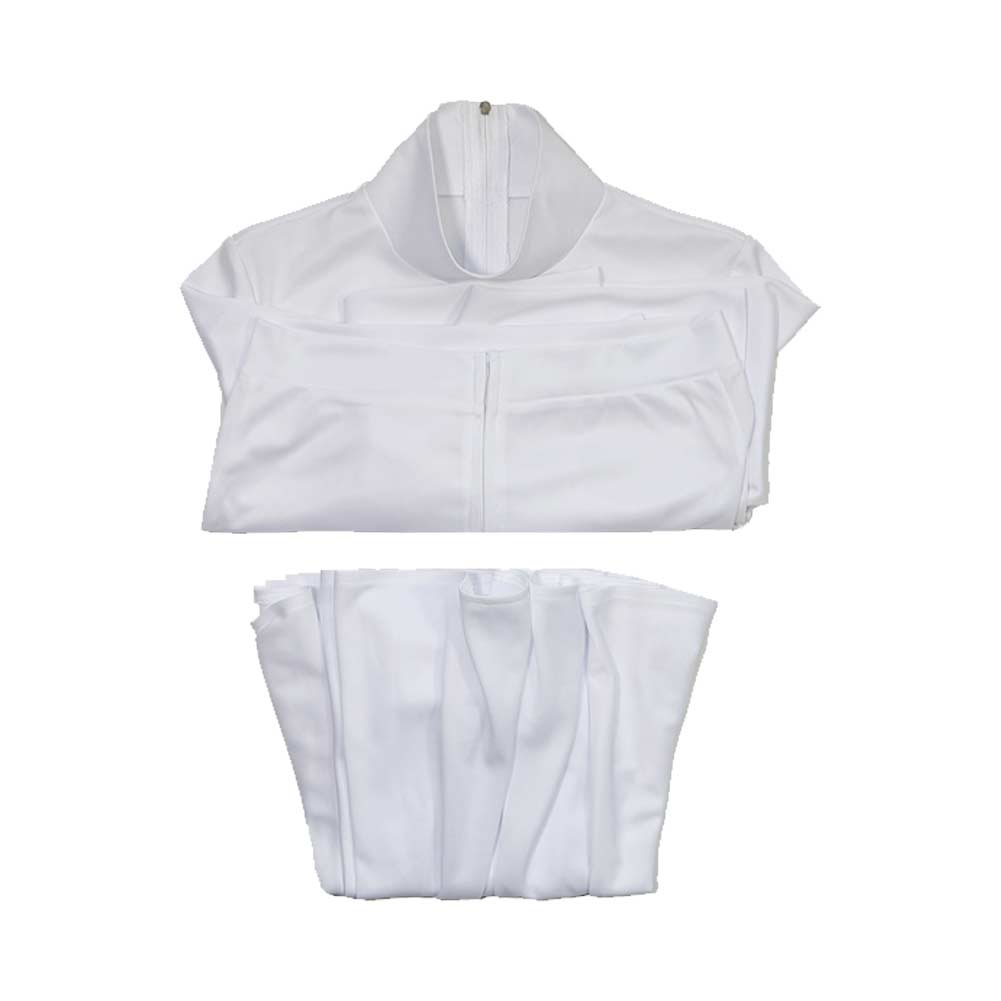 Adulte Princess Leia Robe Courte Blanche Cosplay Costume Design Original