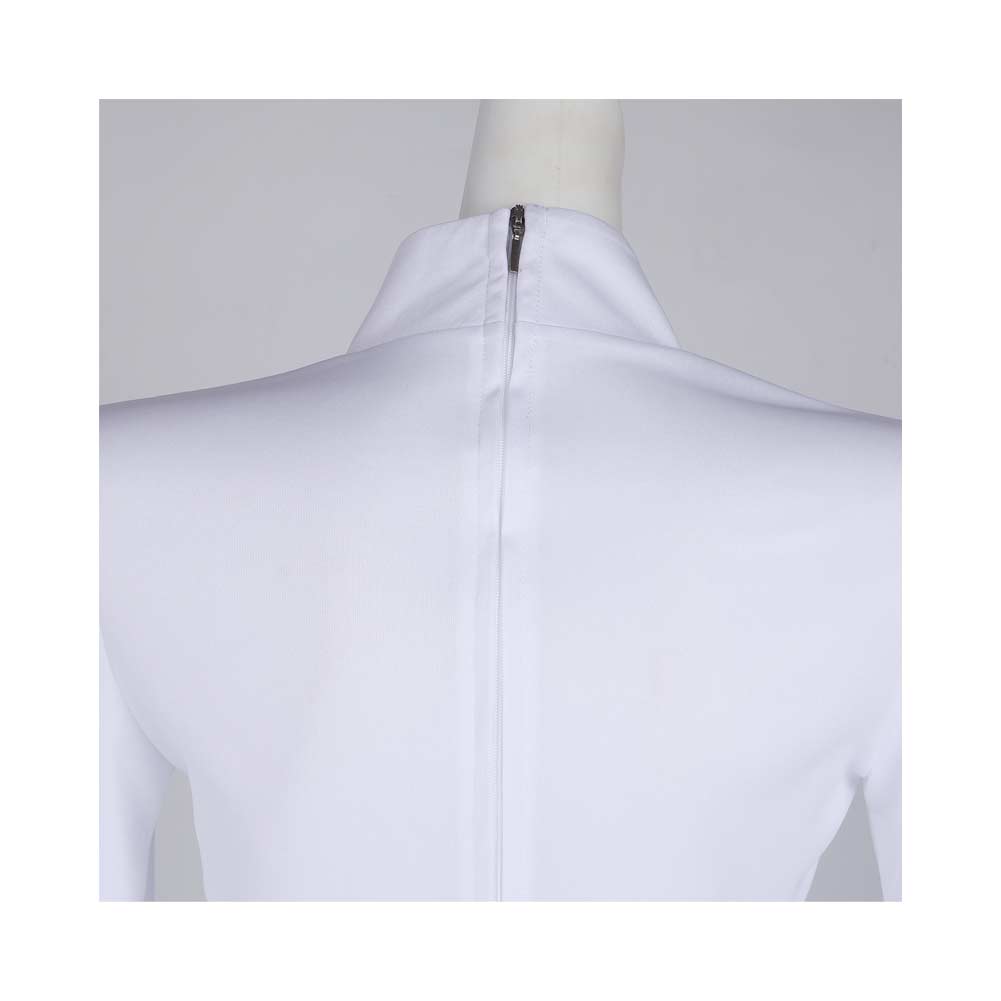 Adulte Princess Leia Robe Courte Blanche Cosplay Costume Design Original