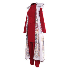 Adulte Princess Leia Tenue Rouge Cosplay Costume