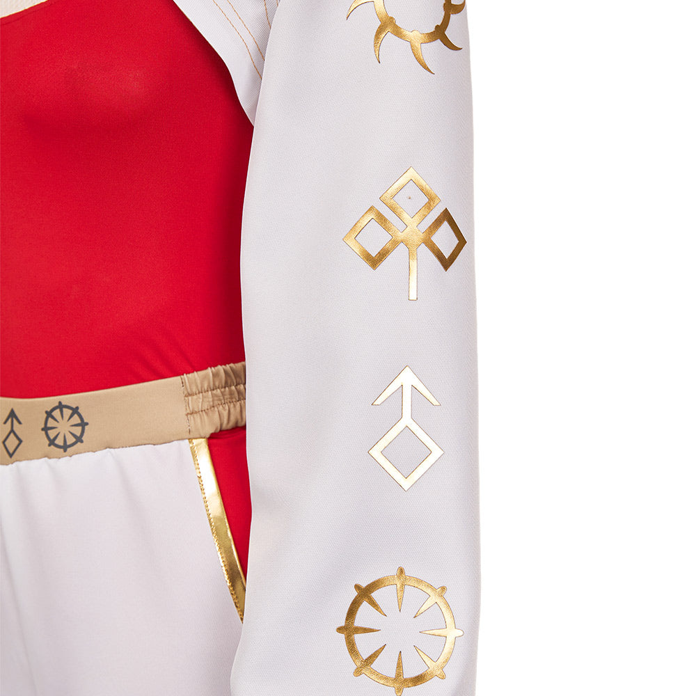 Adulte Zombies 4(2025) Nova Tenue à Pantalons Rouge et Blanc Cosplay Costume