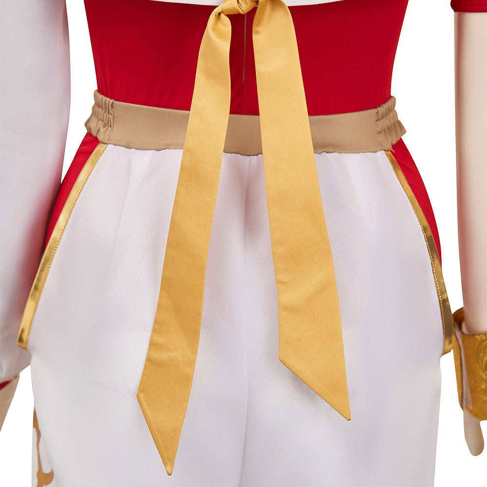 Adulte Zombies 4(2025) Nova Tenue à Pantalons Rouge et Blanc Cosplay Costume