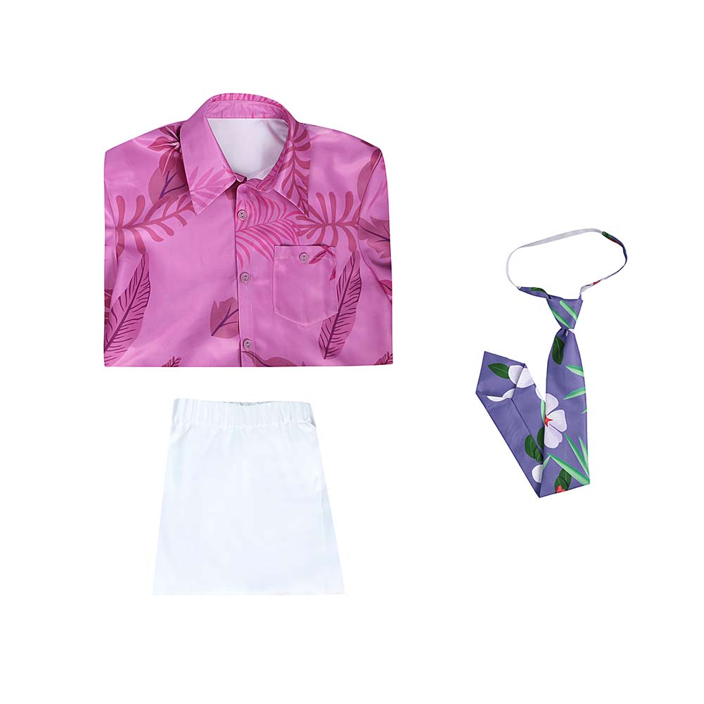 Adulte Zootopia 2(2025) Nick Wilde Chemise Rose Tenue Cosplay Costume