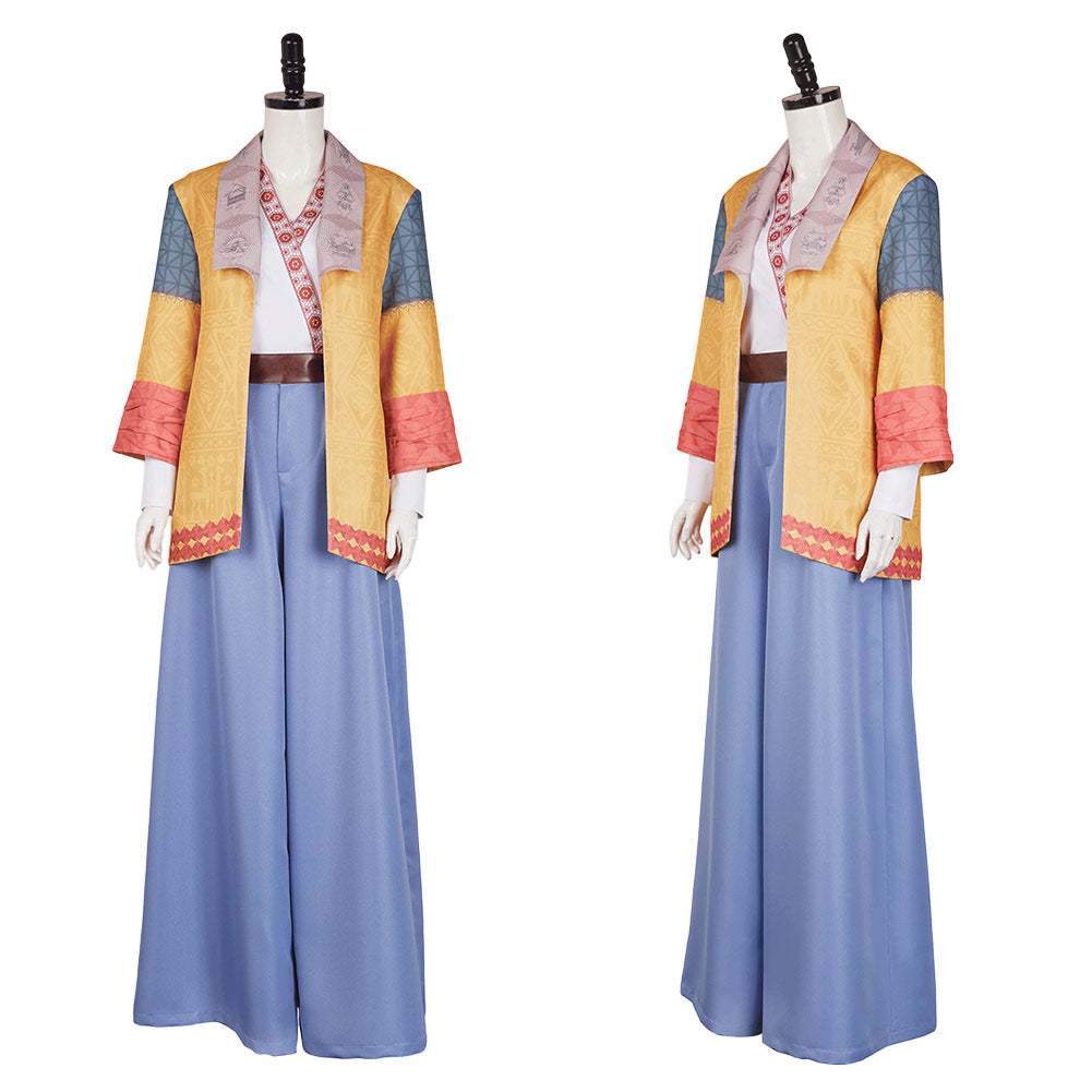 Agatha All Along(2024) Lilia Calderu Tenue Juane et Bleue Cosplay Costume