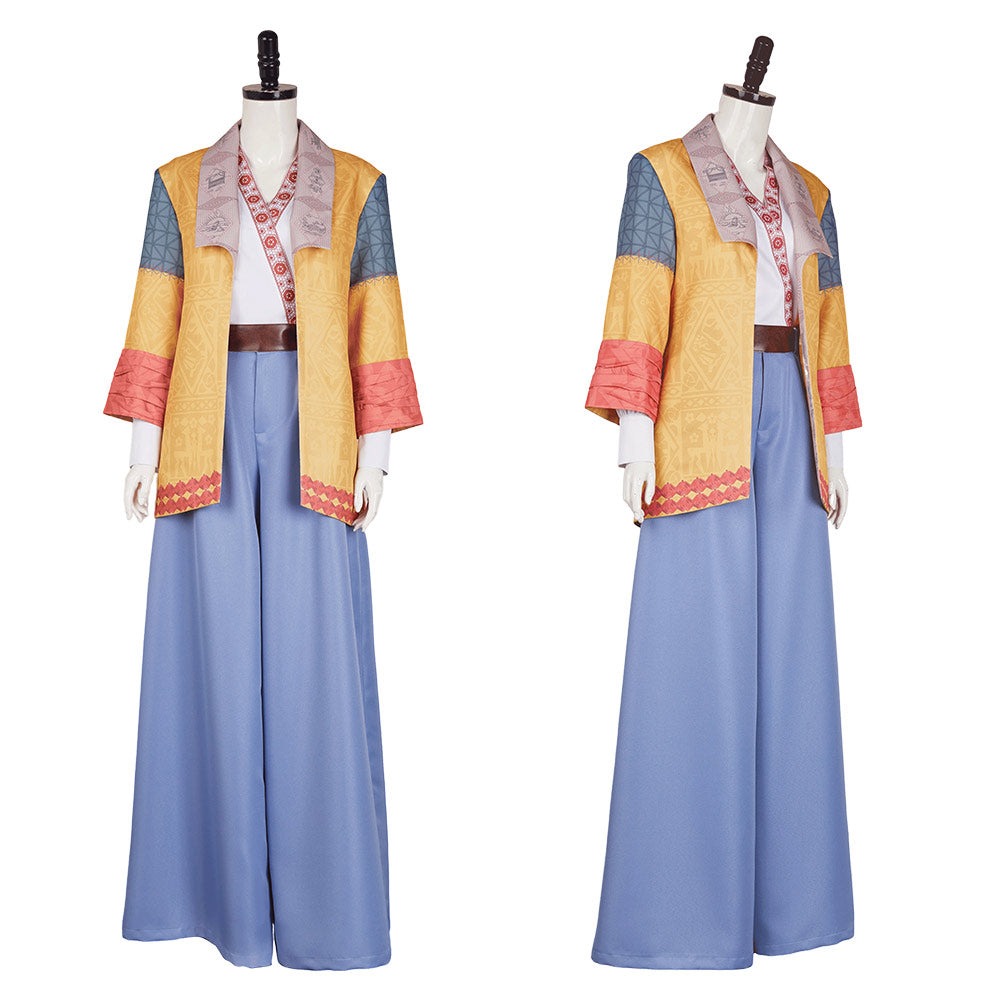 Agatha All Along(2024) Lilia Calderu Tenue Juane et Bleue Cosplay Costume