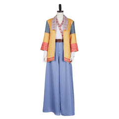 Agatha All Along(2024) Lilia Calderu Tenue Juane et Bleue Cosplay Costume