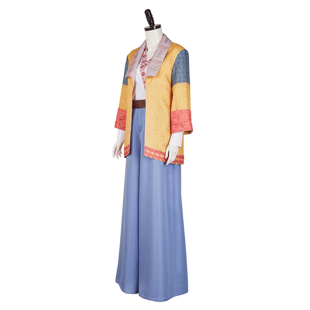 Agatha All Along(2024) Lilia Calderu Tenue Juane et Bleue Cosplay Costume