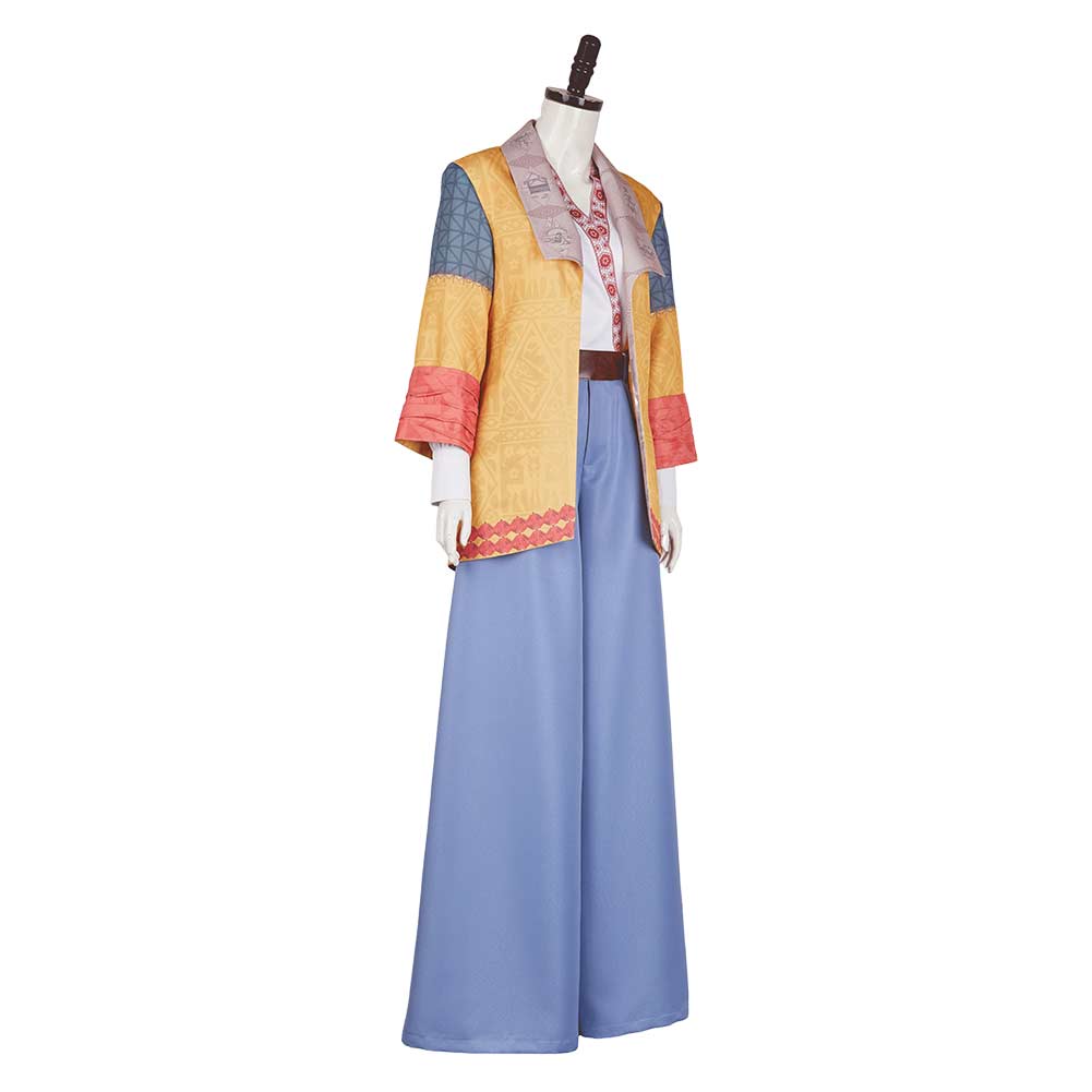 Agatha All Along(2024) Lilia Calderu Tenue Juane et Bleue Cosplay Costume