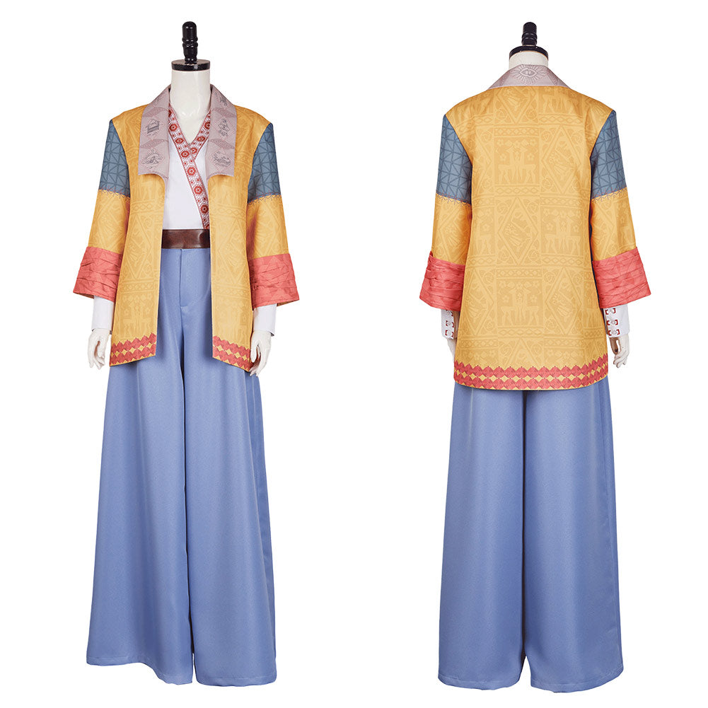 Agatha All Along(2024) Lilia Calderu Tenue Juane et Bleue Cosplay Costume