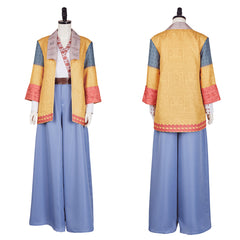 Agatha All Along(2024) Lilia Calderu Tenue Juane et Bleue Cosplay Costume