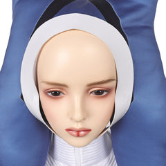 Ahsoka Blanc et Bleu Capuchon Cosplay Capuchon