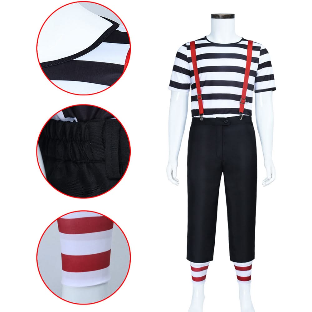 Alice au Pays des Merveilles Tweedledum et Tweedledee Cosplay Costume
