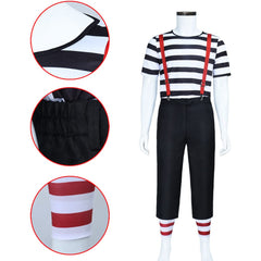 Alice au Pays des Merveilles Tweedledum et Tweedledee Cosplay Costume