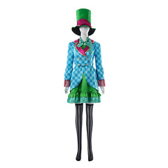 Alice in Wonderland Alice Robe Bleue et Chapeau Cosplay Costume