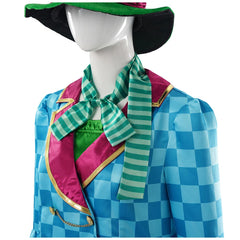 Alice in Wonderland Alice Robe Bleue et Chapeau Cosplay Costume