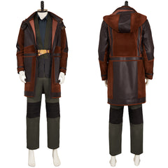 Andor Saison 2(2025) Cassian Andor Tenue Noire et Orange Cosplay Costume