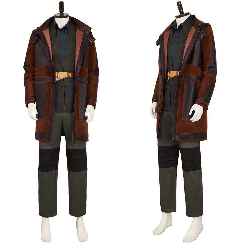 Andor Saison 2(2025) Cassian Andor Tenue Noire et Orange Cosplay Costume