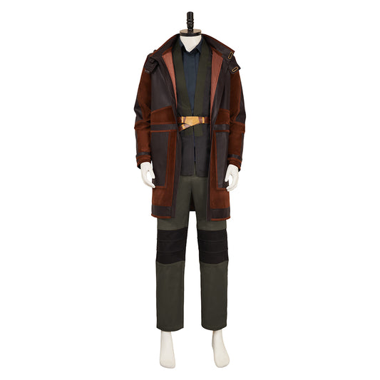 Andor Saison 2(2025) Cassian Andor Tenue Noire et Orange Cosplay Costume