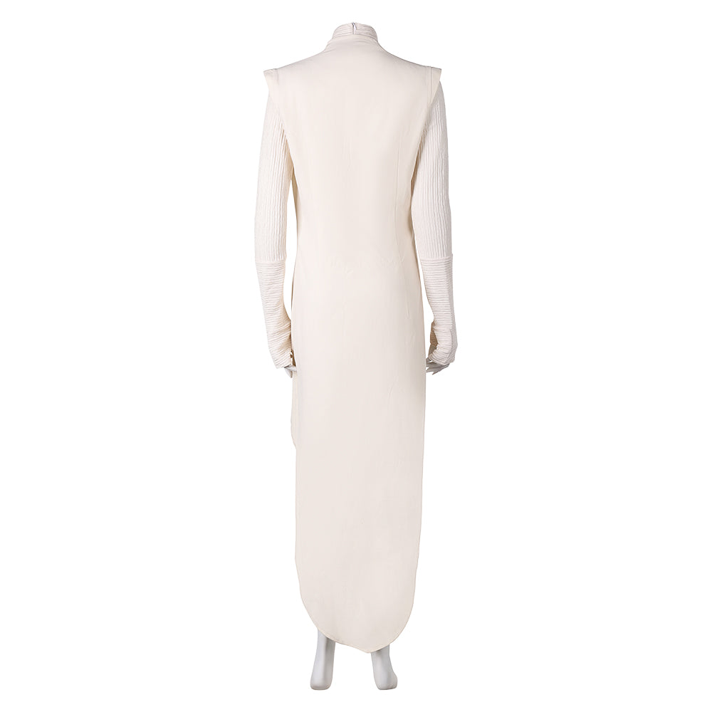 Andor Saison 2(2025) Mon Mothma Tenue Blanche Cosplay Costume
