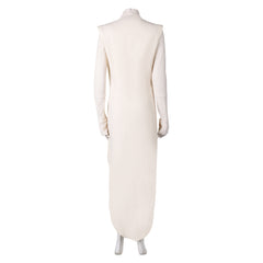Andor Saison 2(2025) Mon Mothma Tenue Blanche Cosplay Costume