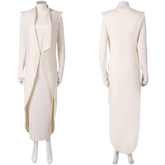 Andor Saison 2(2025) Mon Mothma Tenue Blanche Cosplay Costume