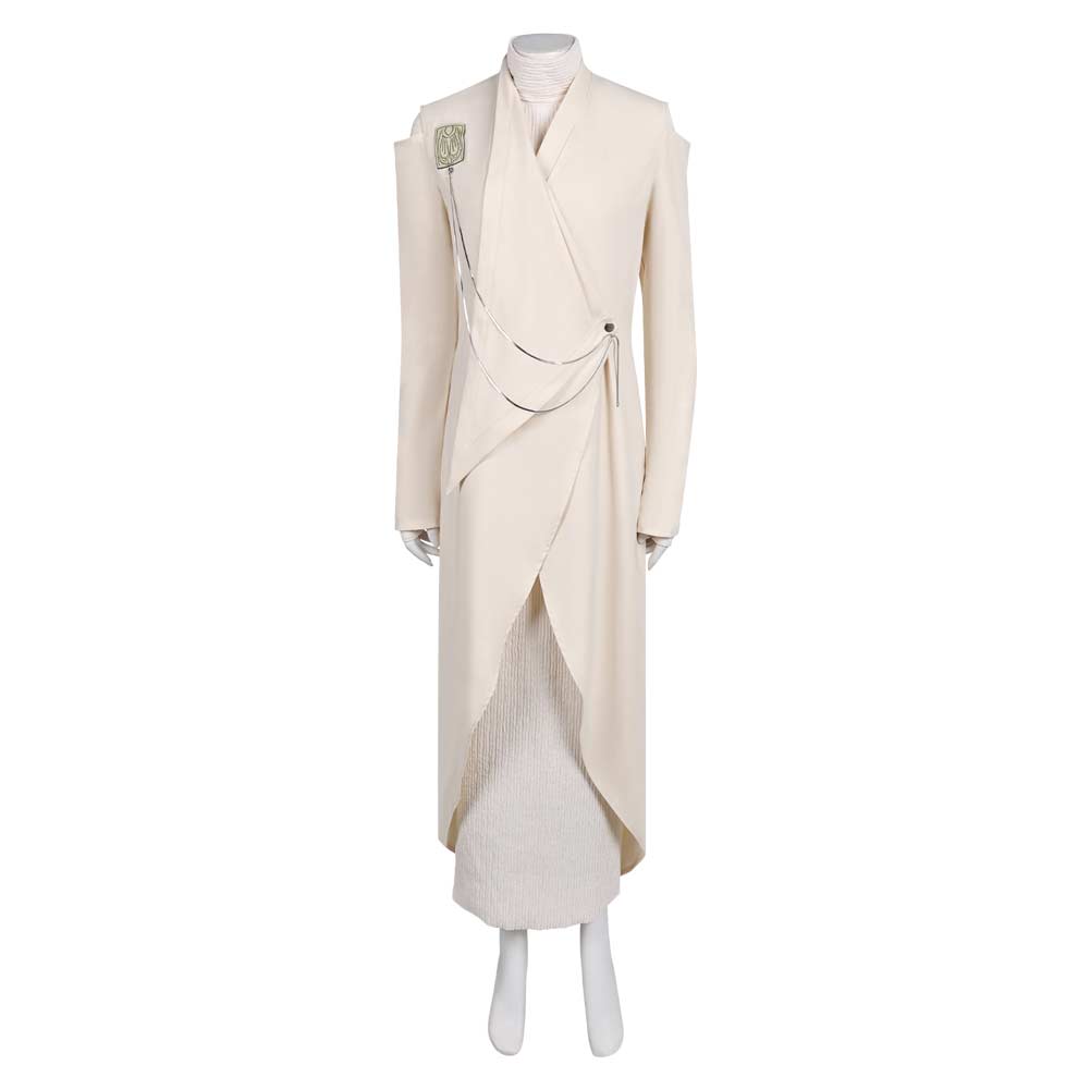 Andor Saison 2(2025) Mon Mothma Tenue Blanche Cosplay Costume Ver.2