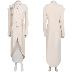 Andor Saison 2(2025) Mon Mothma Tenue Blanche Cosplay Costume Ver.2