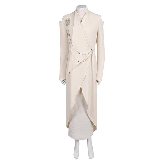 Andor Saison 2(2025) Mon Mothma Tenue Blanche Cosplay Costume Ver.2