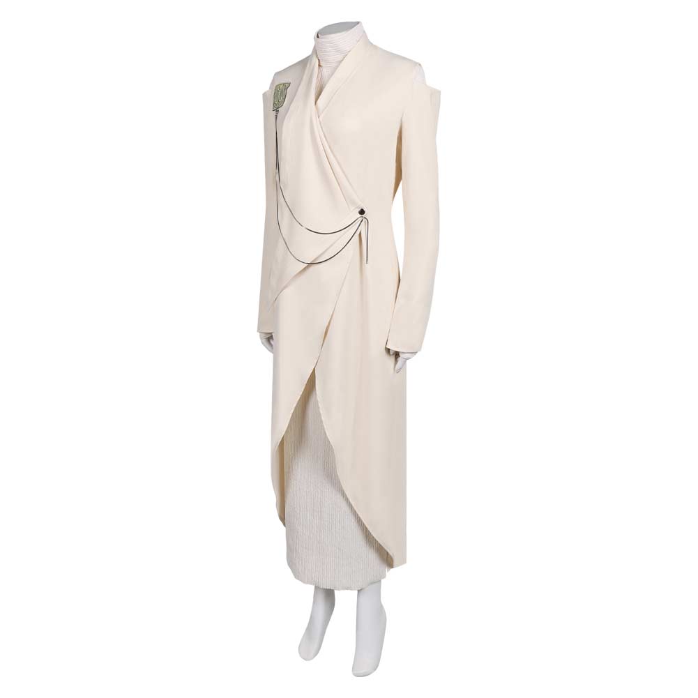 Andor Saison 2(2025) Mon Mothma Tenue Blanche Cosplay Costume Ver.2