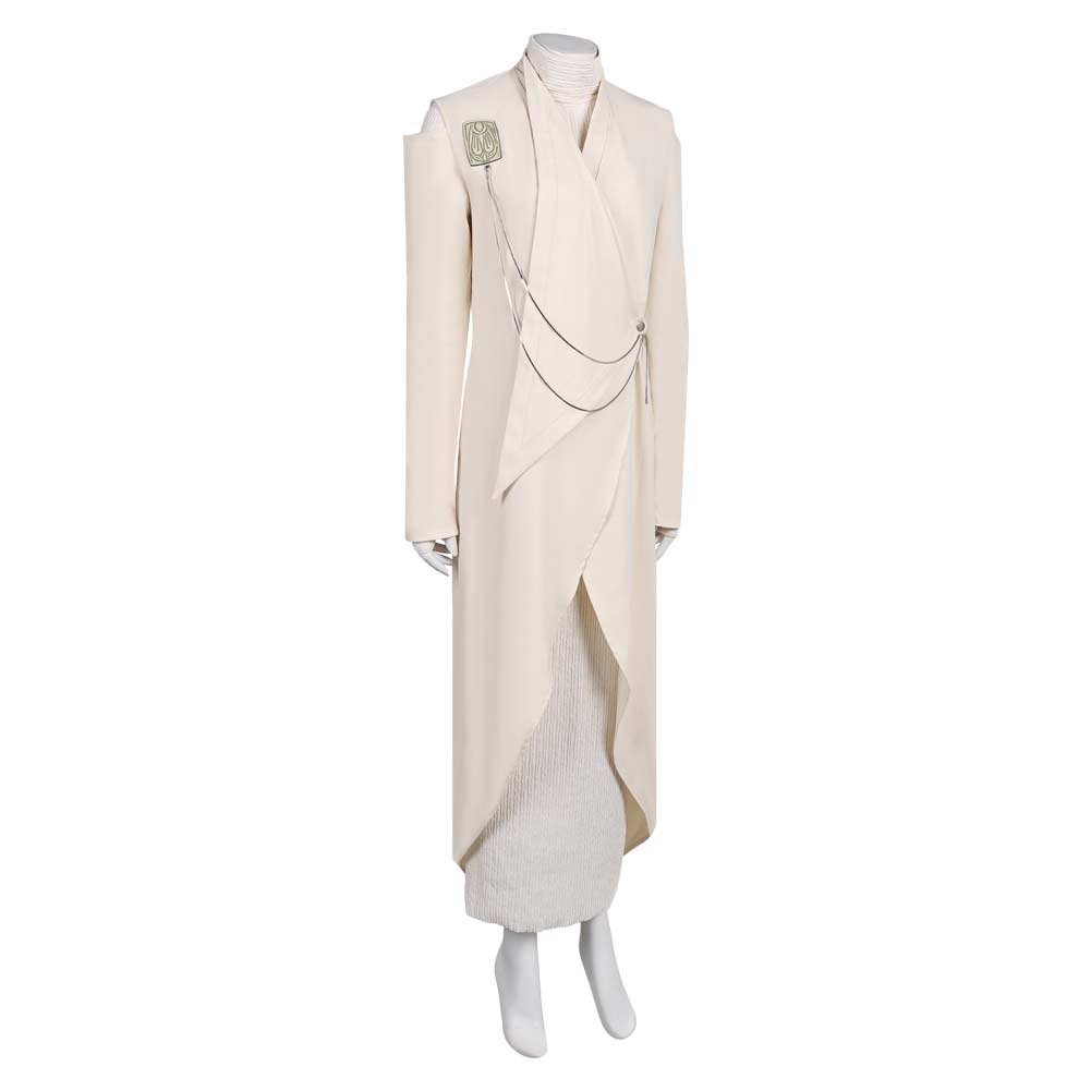 Andor Saison 2(2025) Mon Mothma Tenue Blanche Cosplay Costume Ver.2