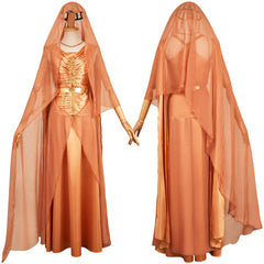 Andor Saison 2(2025) Mon Mothma Tenue Orange Cosplay Costume