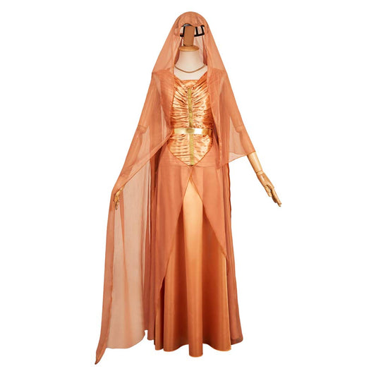 Andor Saison 2(2025) Mon Mothma Tenue Orange Cosplay Costume
