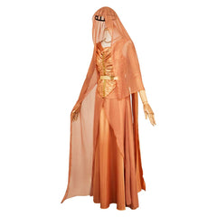 Andor Saison 2(2025) Mon Mothma Tenue Orange Cosplay Costume