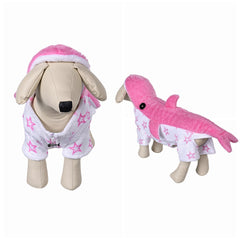 Animal Requin Jeff Costume Rose Pour Chien