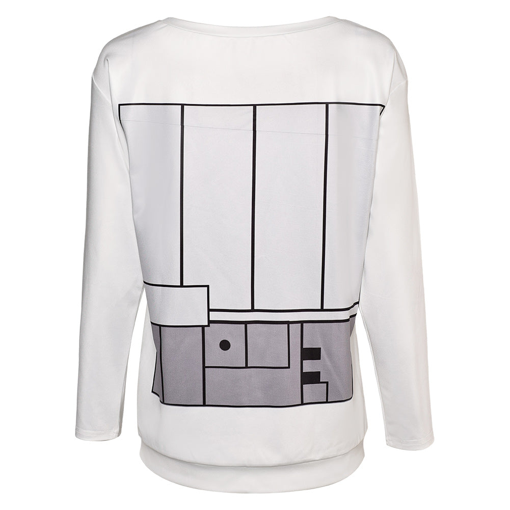 Anime Dandadan(2024) Momo Ayase Sweat-Shirt Blanc Cosplay Costume