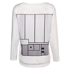 Anime Dandadan(2024) Momo Ayase Sweat-Shirt Blanc Cosplay Costume